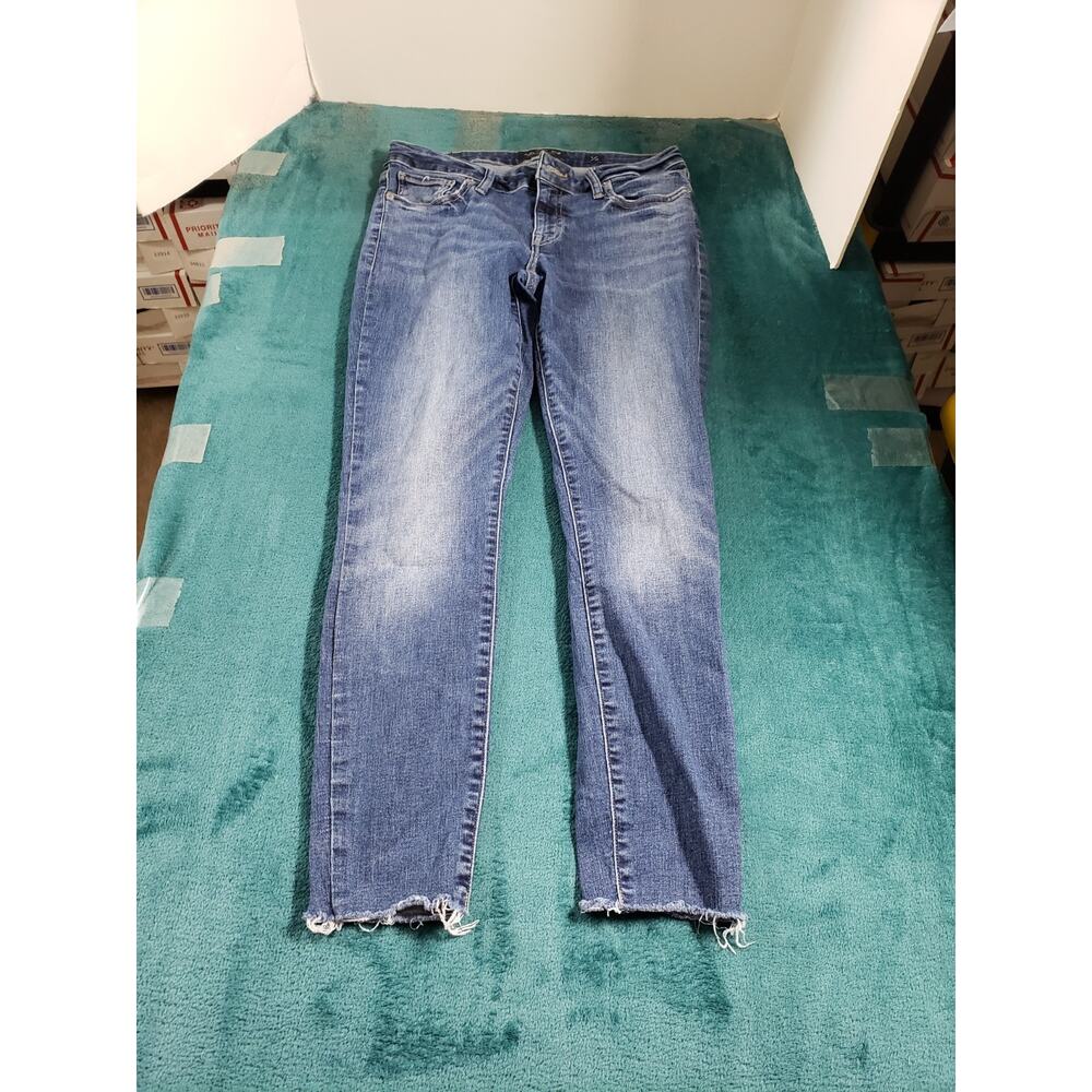 Lucky Brand Jeans Size 6 Womens Blue Stretch Pants Mid Rise Skinny Lolita